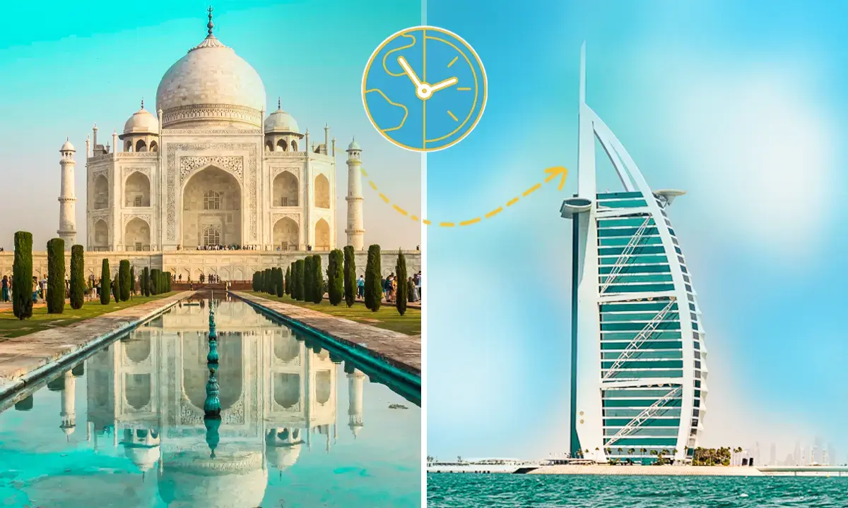 Time Difference Between Dubai And India