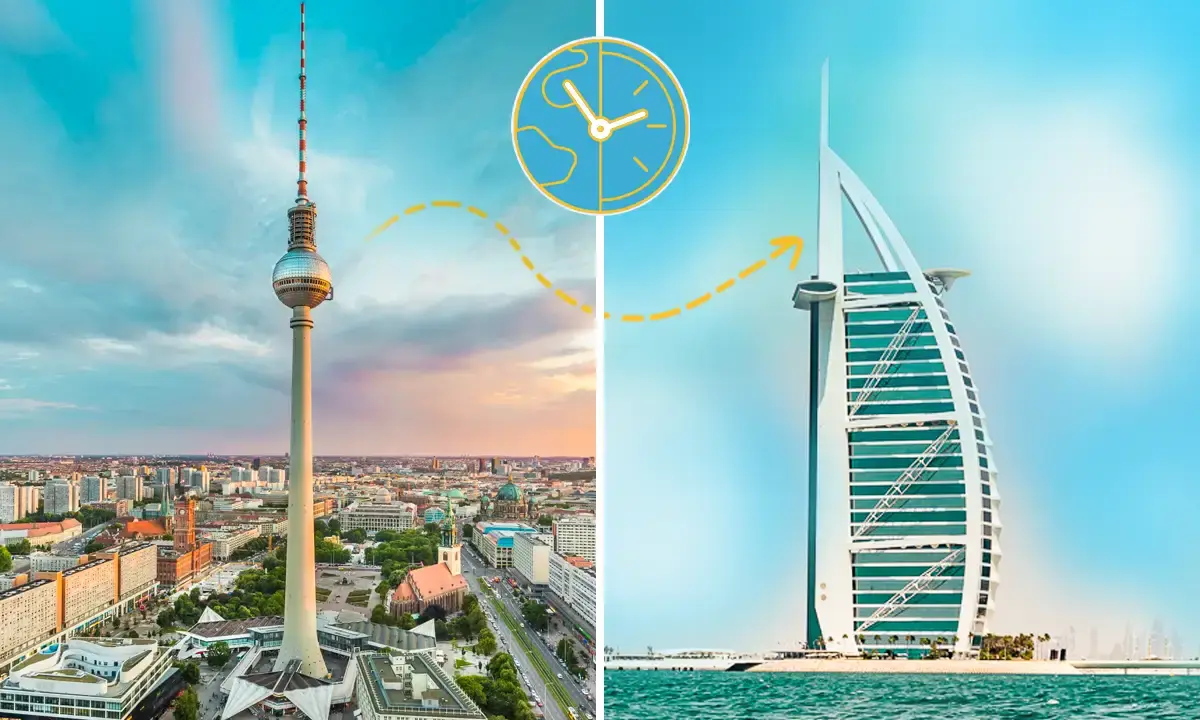 Time Difference Between Dubai And Germany