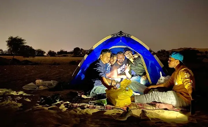 Backpacking tent rental in Dubai