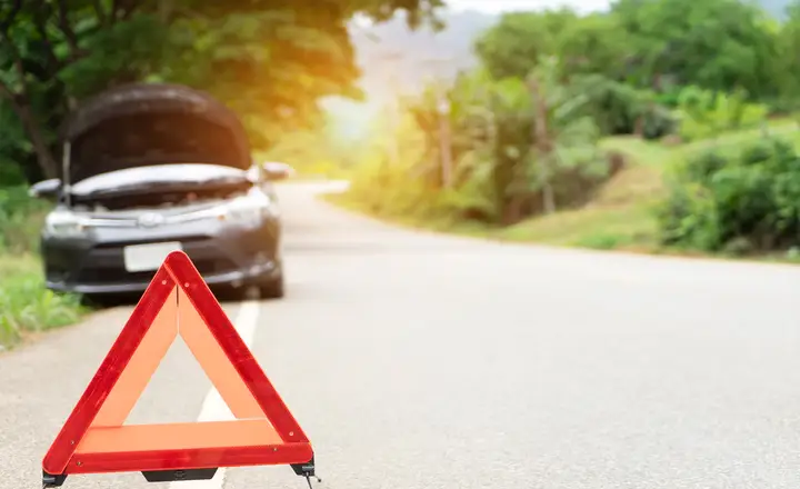 Neglecting Road Safety During Vehicle Breakdown