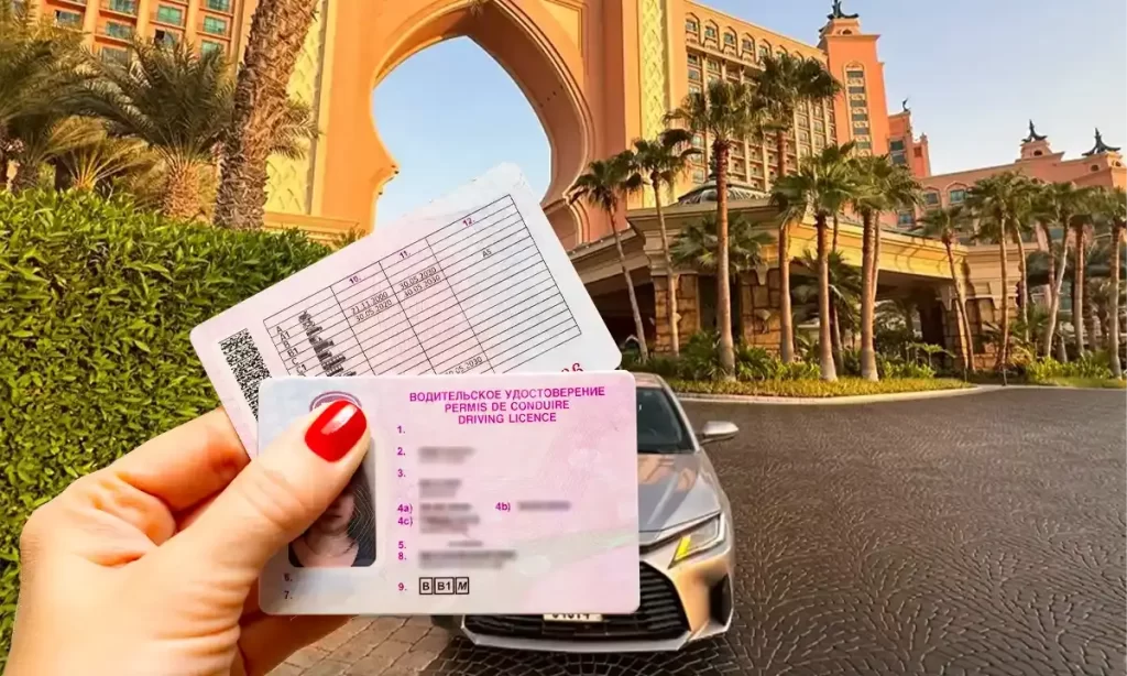 Driving in Dubai with a Russian Driver's License