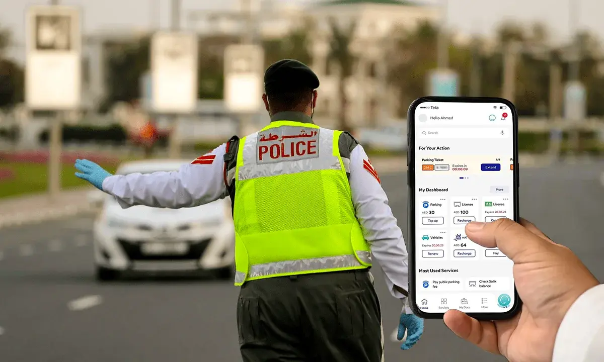 استعلام جریمه رانندگی در دبی
