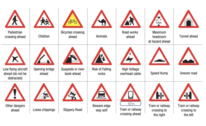 Dubai's Warning Traffic Signs
