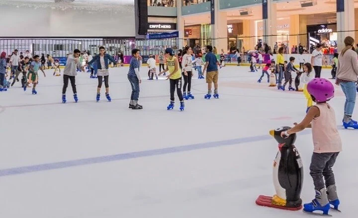 Dubai Ice Rink in Dubai Mall