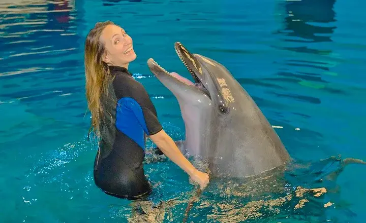 Dubai Dolphinarium in Summer