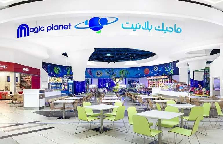 Dining and Shopping at Magic Planet Dubai