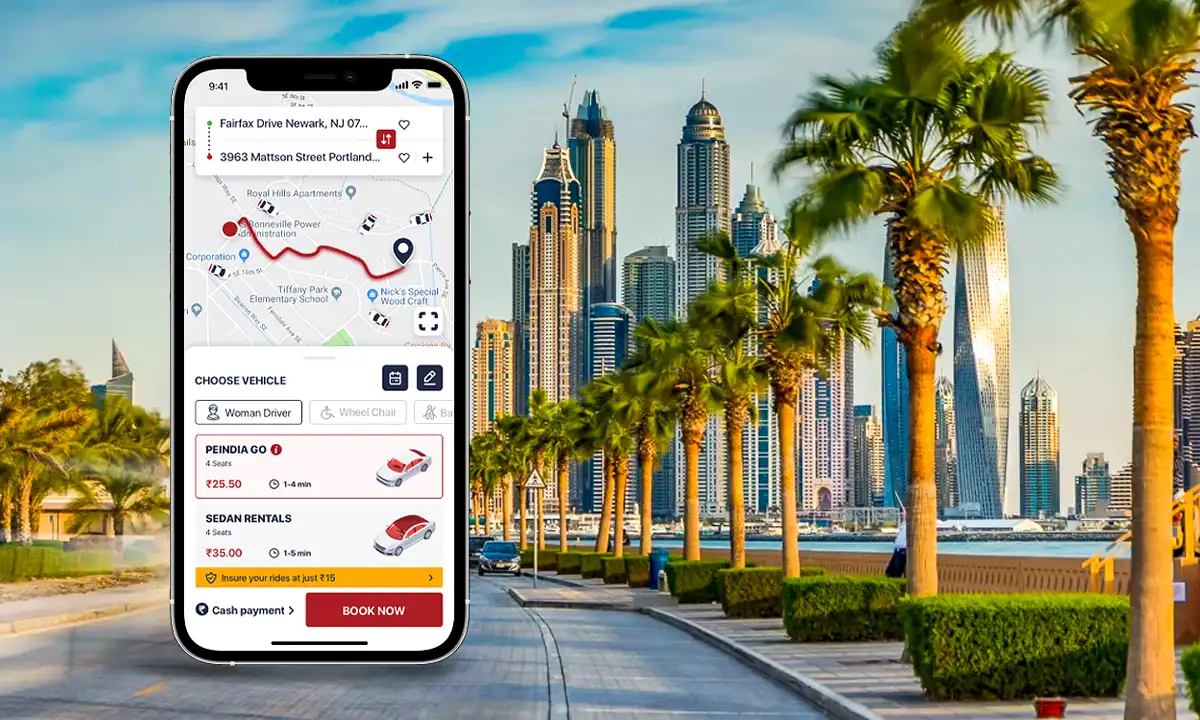هزینه تاکسی اینترنتی در دبی