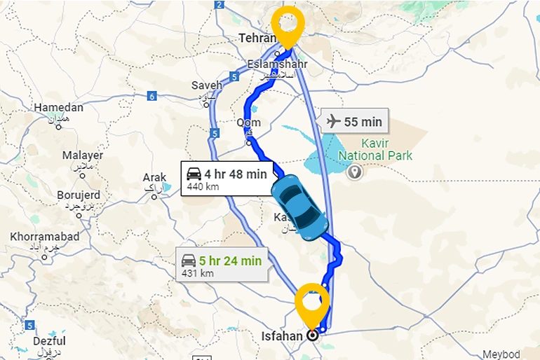 سفر با تاکسی دربستی