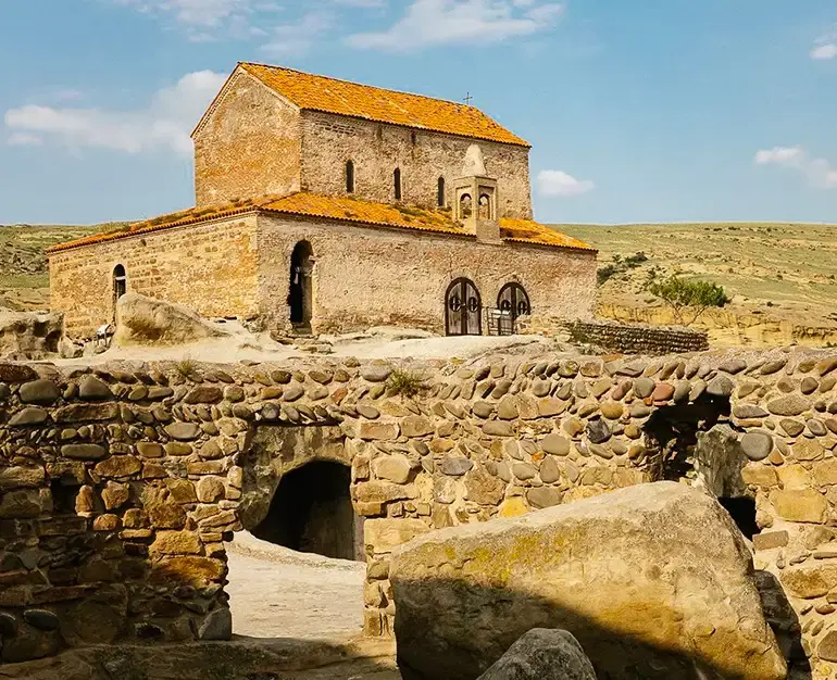 Georgian old cave town