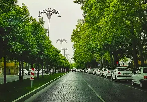 خیابان ارم جاهای دیدنی شیراز