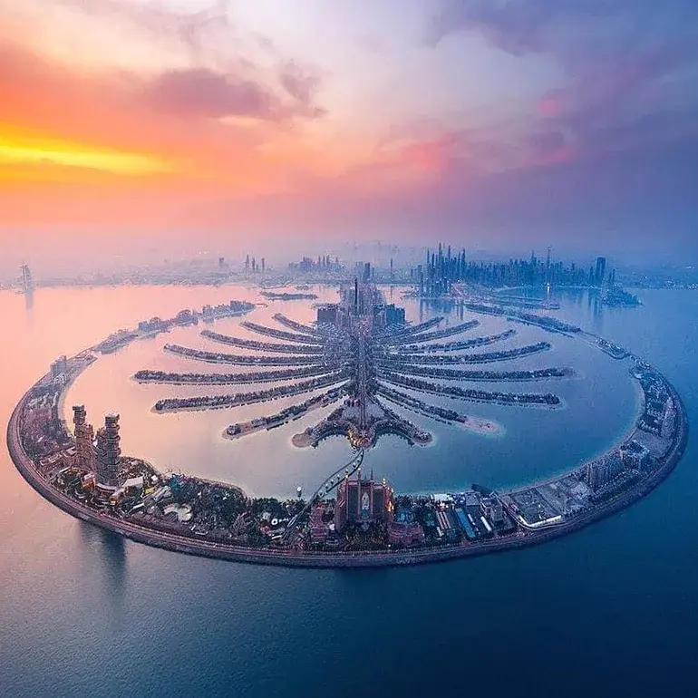 Palm Jumeirah in Dubai