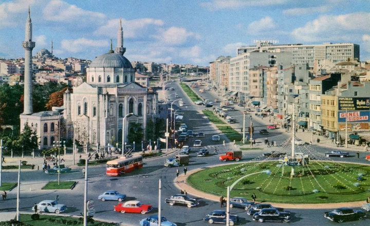 Aksaray neighborhood in istanbul