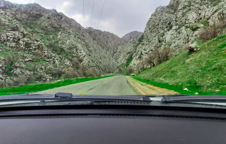 ایرانگردی با ماشین شخصی در جاده هجیج به اورامانات