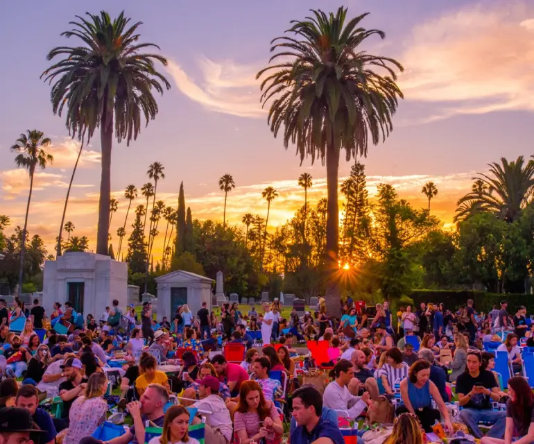 Cinespia movie center in Los Angeles