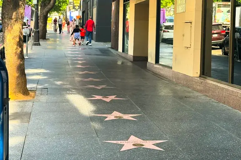 Hollywood Walk of Fame, Most Famous