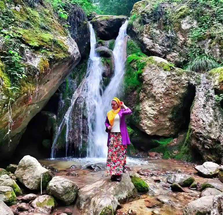 آبشار پشمکی رامیان در گلستان