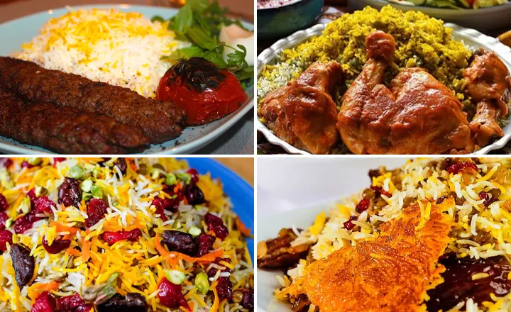 Traditional dishes in Shiraz