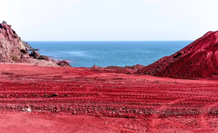 Hormuz Island in Iran