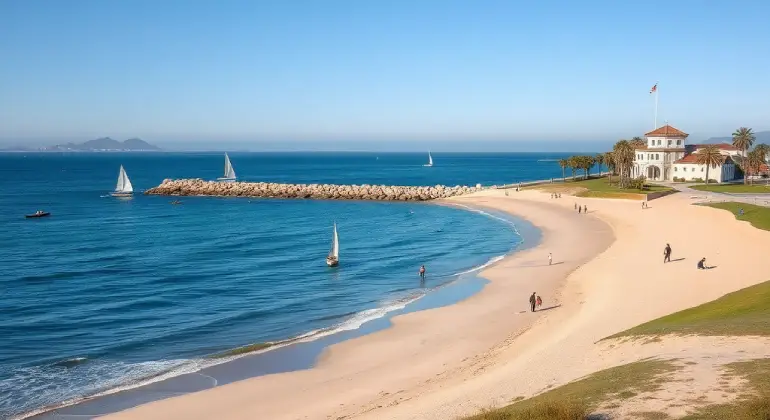 Cabrillo Beach in Los Angeles