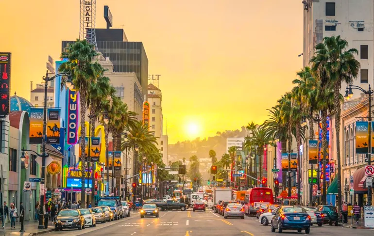 LA sunset strip