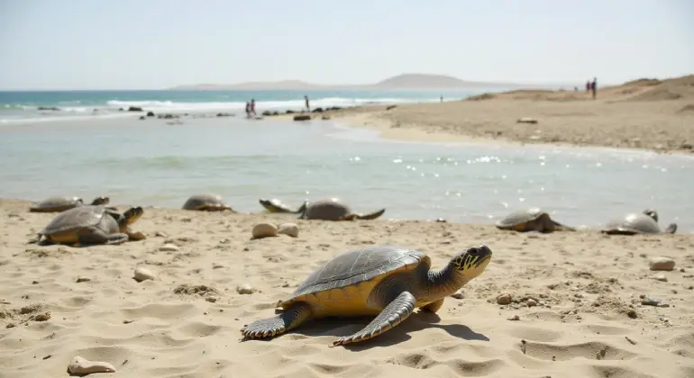 Ras al-Jinz turtle reserve in Oman