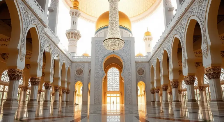 Sultan Qaboos Mosque in Oman