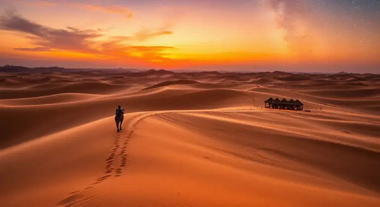 Wahiba Sand Desert in Oman