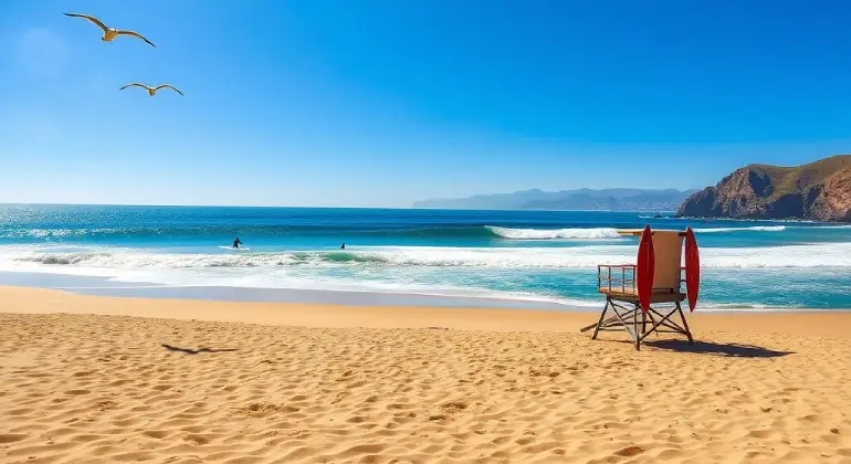 Zuma Beach in Los Angeles