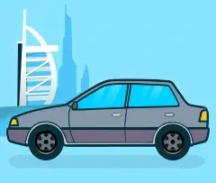 Economy car rental Dubai