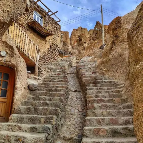stairs of kandovan village