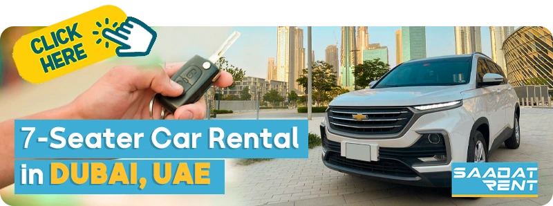 7-seater Car Rental in Dubai