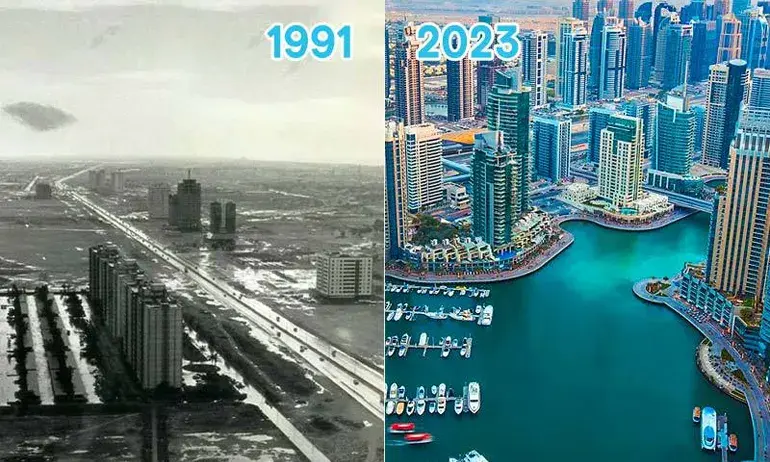 Dubai before and after 2024!