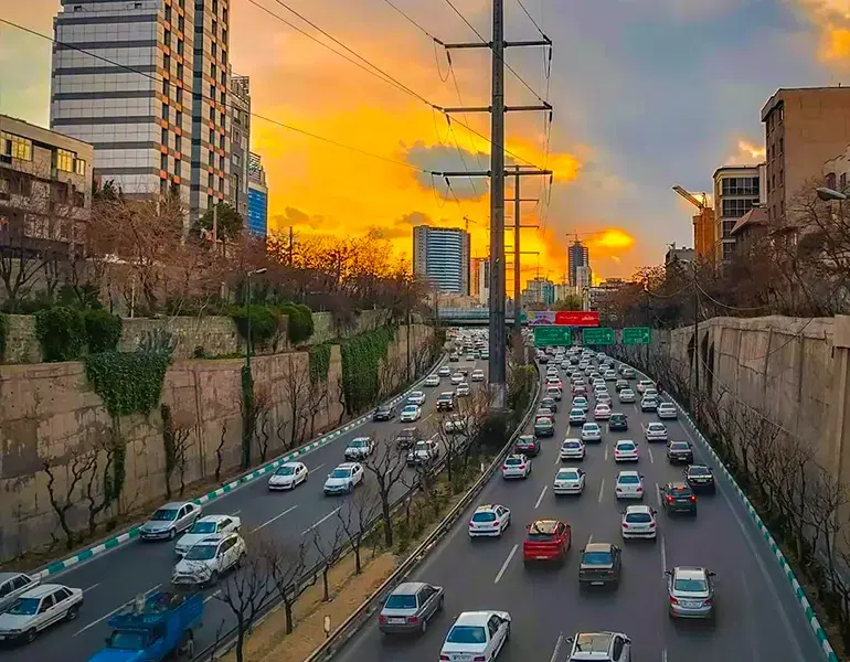 Driving in Iran