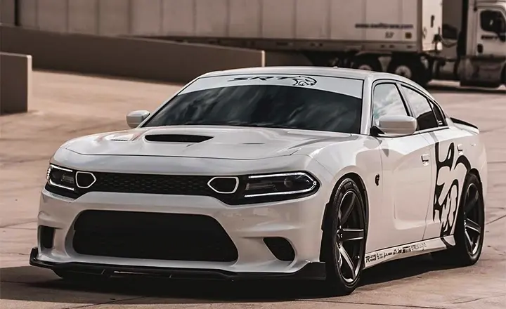 Rental Dodge Charger Hellcat in Dubai