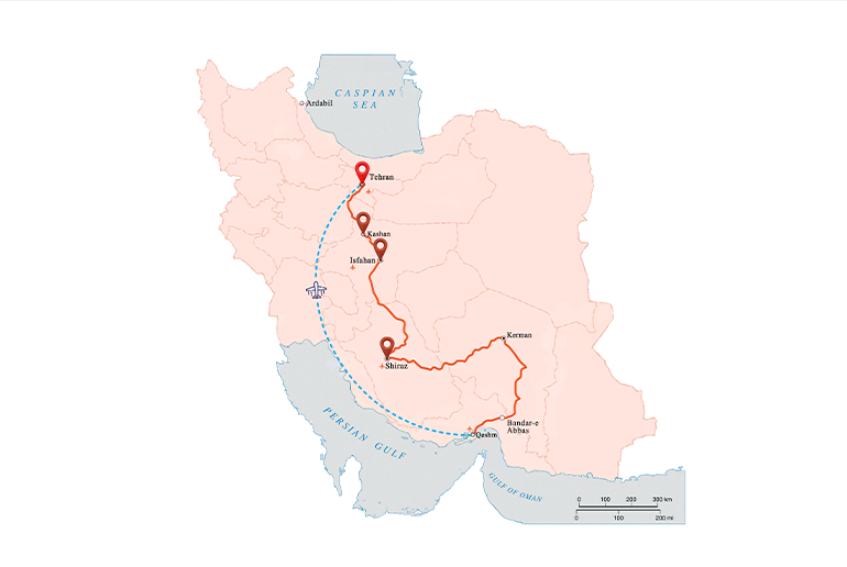 تور شخصی در ایران با راننده