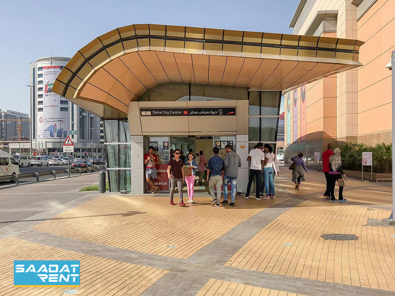 Deira City Center Metro Station Map Dubai Metro - Stations, Lines, Fares And Rules | Saadatrent