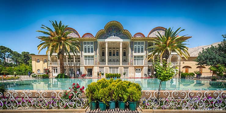 Eram garden four seasons beauty of Shiraz